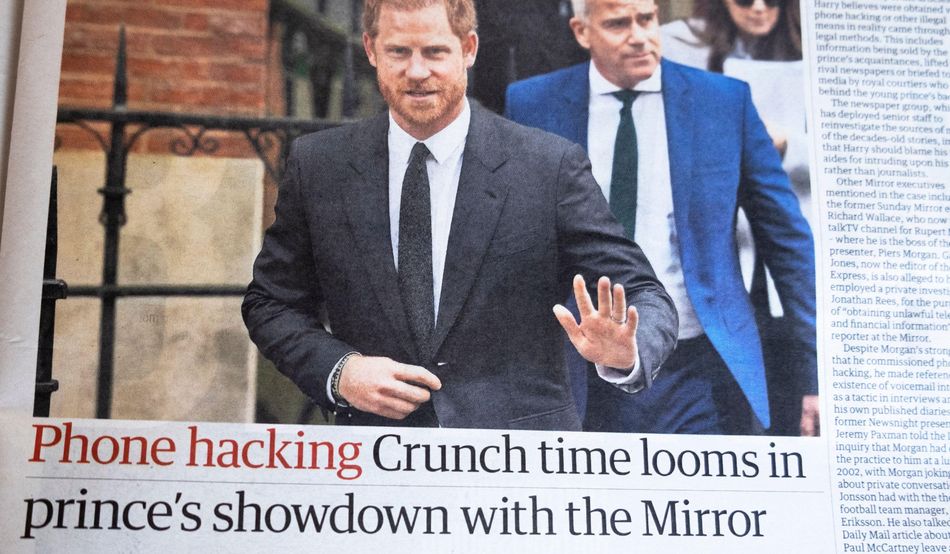 The Duke of Sussex sued Mirror Group Newspapers for hacking his phone in the 2000s. Image: Kate deWitt / Alamy Stock Photo