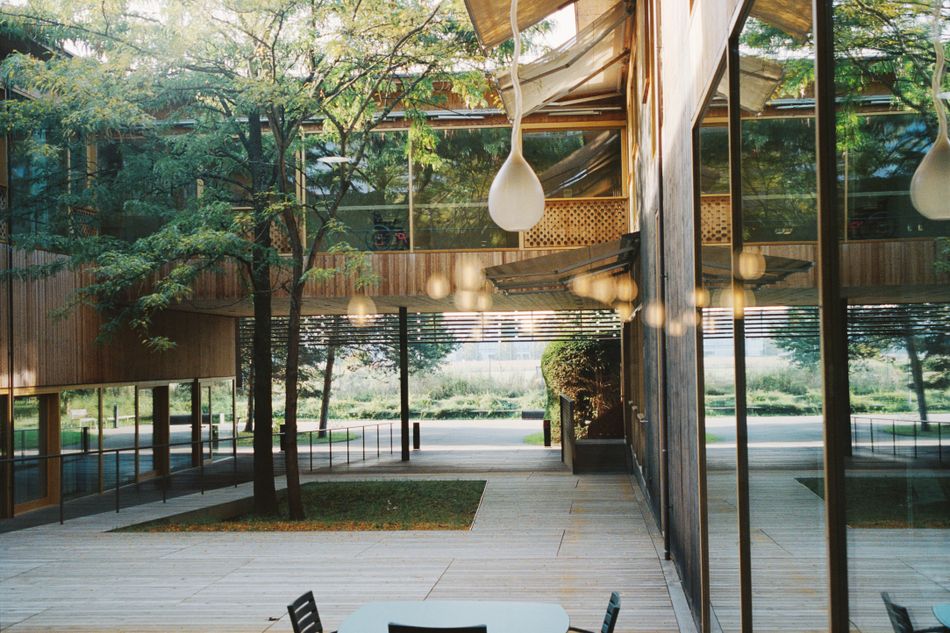 One with nature: the REHAB clinic in Basel, designed by Herzog & de Meuron. Image: Katalin Deér