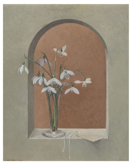 “Snowdrops in a Glass” (2005–6) by John Morley. Image: Garden Museum
