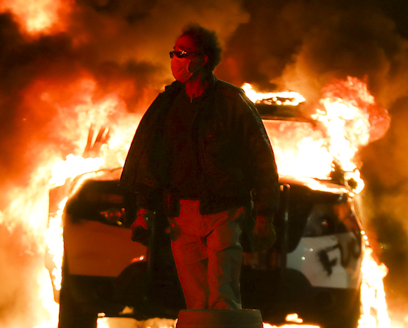 protests in Boston over the death of George Floyd end in violence