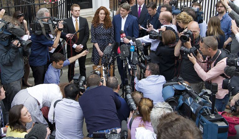 Rebekah Brooks, former Sun and News of the World editor, was acquitted in 2014. She is 
now back running Murdoch’s powerful UK media empire © JUSTIN TALLIS/AFP via Getty Images