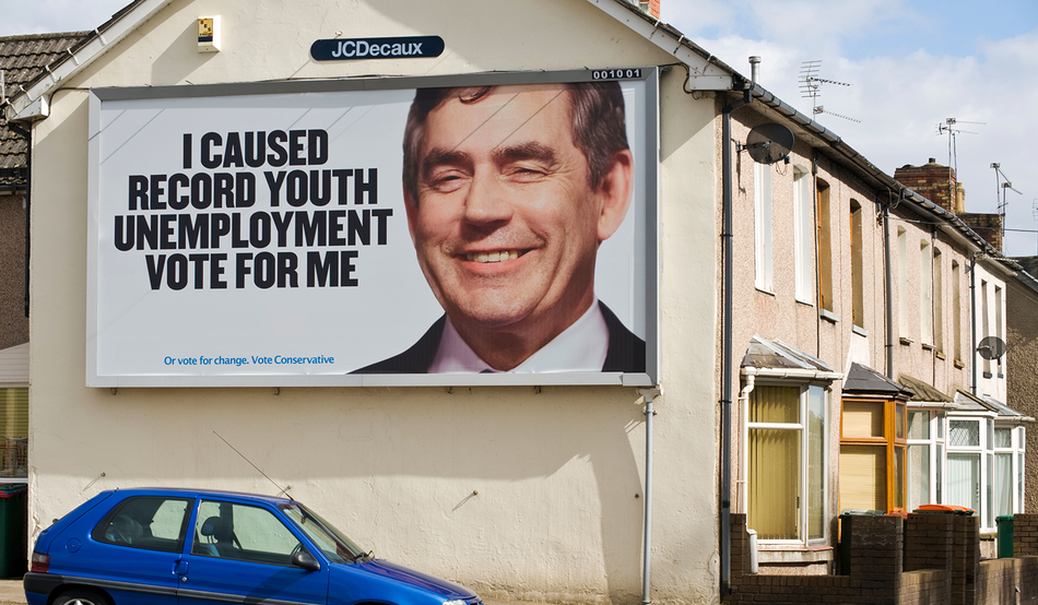 Before July 2024, the worst respect index around a change election was at the start of the 2010 campaign, when Gordon Brown’s poor rating, minus 24, outweighed David Cameron’s plus three. Image: Jeff Morgan / Alamy