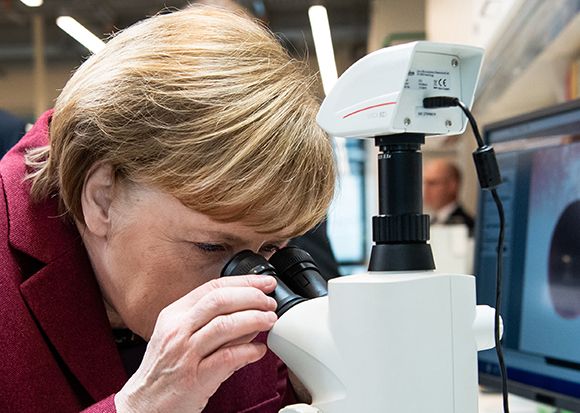Scientist-in-chief: Angela Merkel's government has trusted expertise—and local authorities