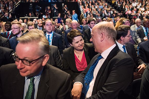 Ruth Davidson was one of the few senior Tories whose presence seemed to be welcome. Photo: PA