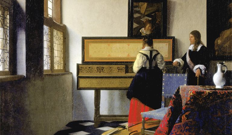 Shapes and shades: Vermeer’s “The Music Lesson” (1661-62)