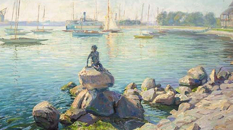 “The Little Mermaid, Copenhagen” (1938) by Robert Panitzsch
