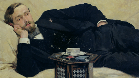 “The Nonchalant Dandy” (1901) by Edward Loevy. Image: Bridgeman Images