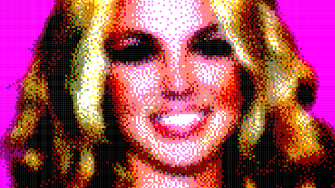 Britney Spears goes viral. Illustration by David McAllister. Image source: DPA Alliance / Alamy