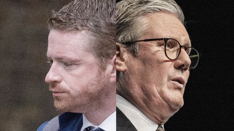 Keir Starmer and his former chief of staff, Morgan McSweeney. Image: Alamy