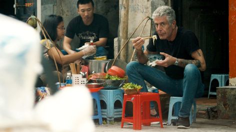 Anthony Bourdain in the documentary ‘Roadrunner’. Image: Focus Features/Entertainment Pictures