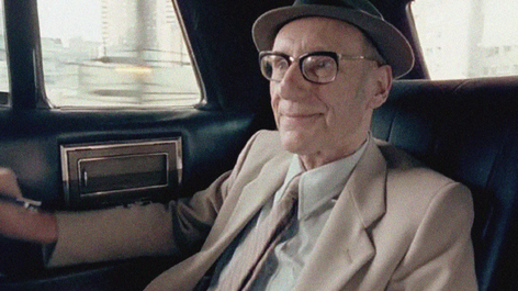 William Burroughs as he appears in “Nova ’78”. Source: YouTube